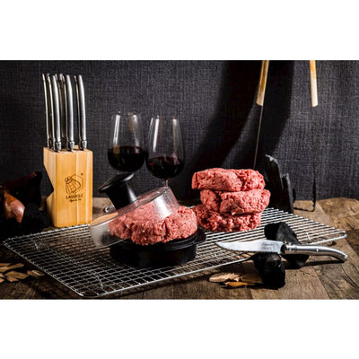 Laguiole Premium Steak Knives Set Of 6 - Silver