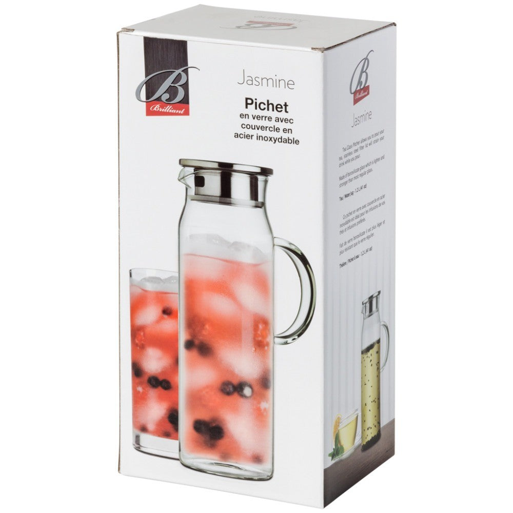 Brilliant Glass Filter Pitcher 1.2L