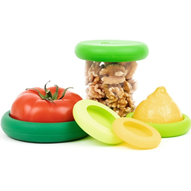 Food Huggers Silicone Food Savers Set Of 5 - iQ living