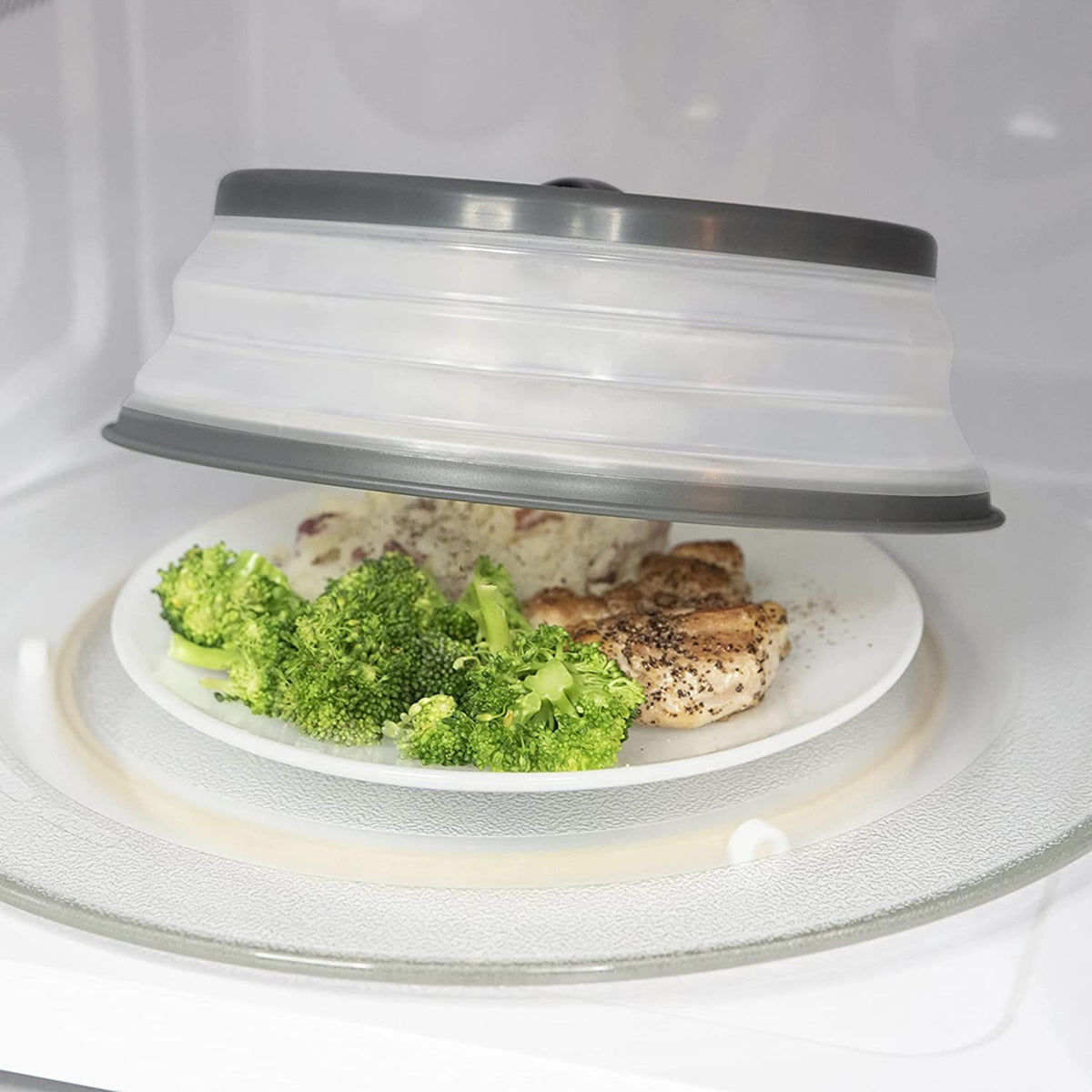 Tovolo Collapsible Microwave Cover Grey - iQ living