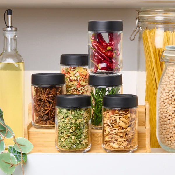Treadeu Spice Rack Trudeau Large Spice Jar Set Of 6 - iQ living