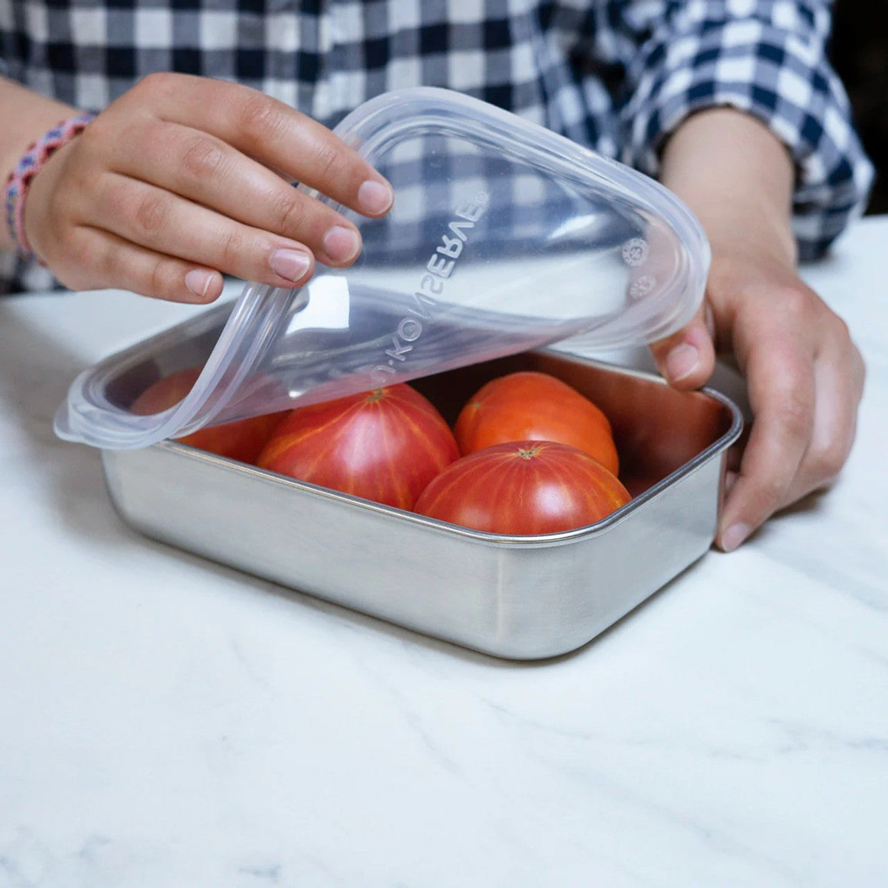 U-Konserve 45oz Rectangular Stainless Steel Food Container