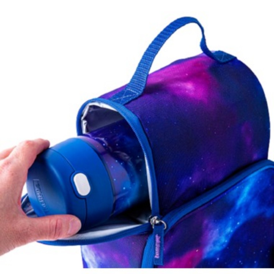 Thermos Tween Dual Lunch Box Galaxy Purple iQ living