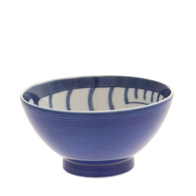 Miya Rice Bowl Blue Cat - 4.5"