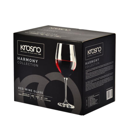Krosno Harmony Red Wine Glass Set Of 6