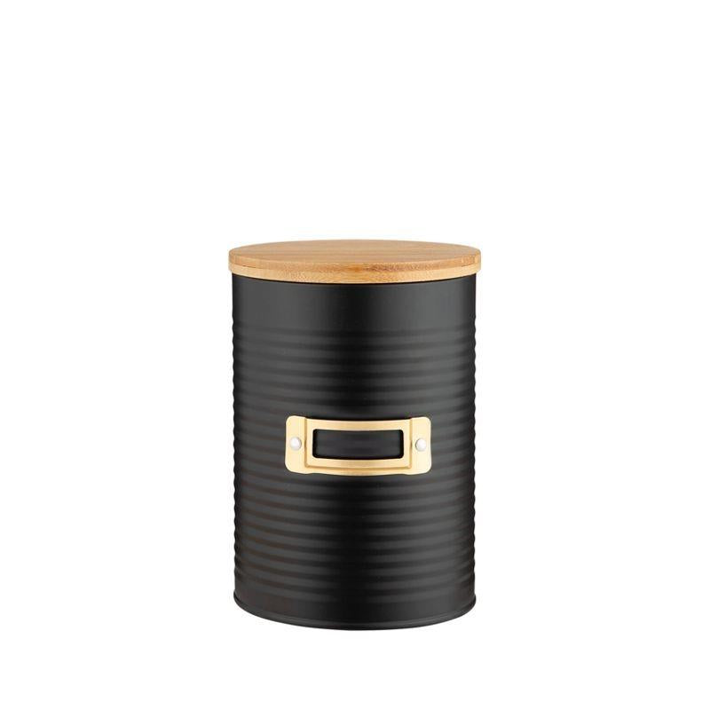 Typhoon Otto Round Canister Matte Black - iQ living