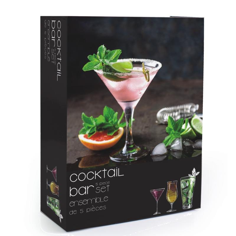 Danesco 5 Piece Cocktail Bar Set