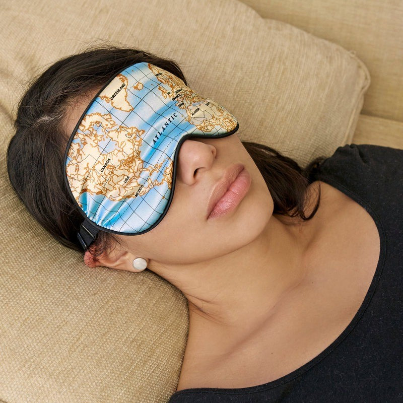 Kikkerland Maps Sleep Mask - iQ living