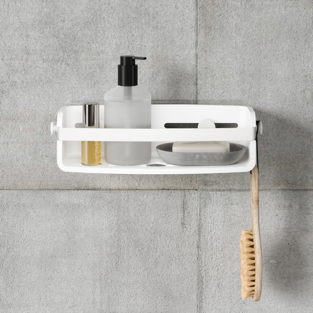 Umbra Flex Adhesive Bin - White