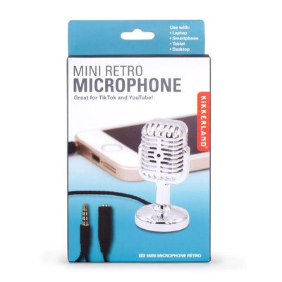 Kikkerland Retro Karaoke Mini Device Microphone