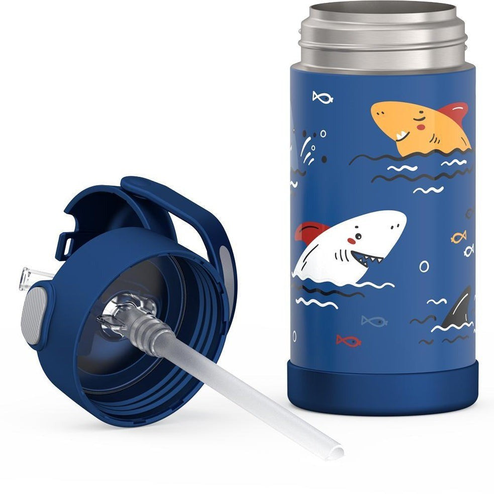 Thermos FUNtainer 12oz Water Bottle Sharks
