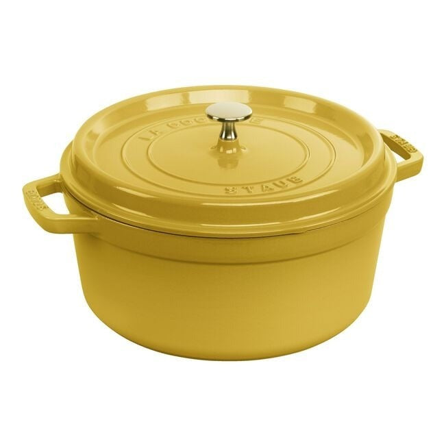 Staub Enameled Cast Iron Round Cocotte 5.25L - Special Colours