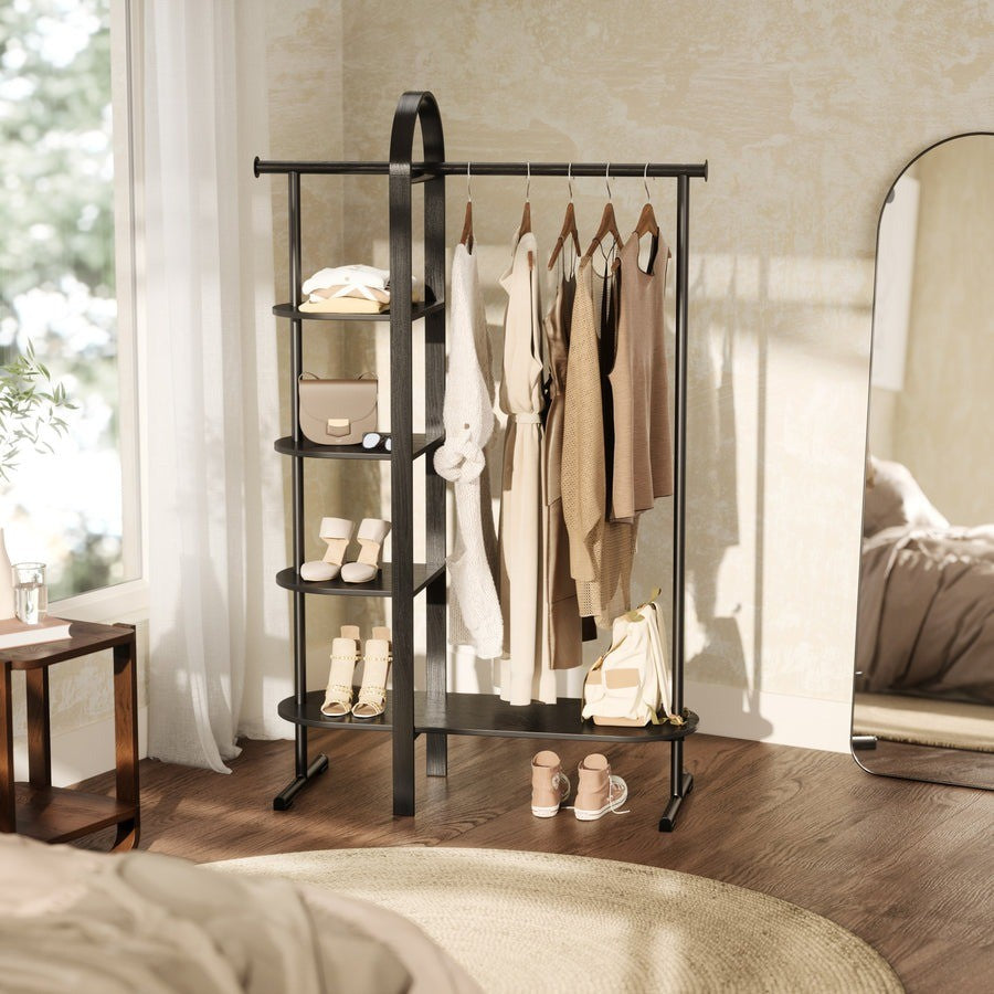 Umbra Bellwood Garment Rack - Midnight Black - iQ living