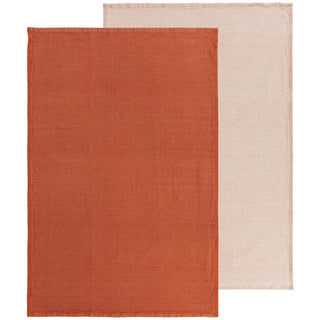 Danica Tea Towel Set Of 2 Dash - Cinnamon