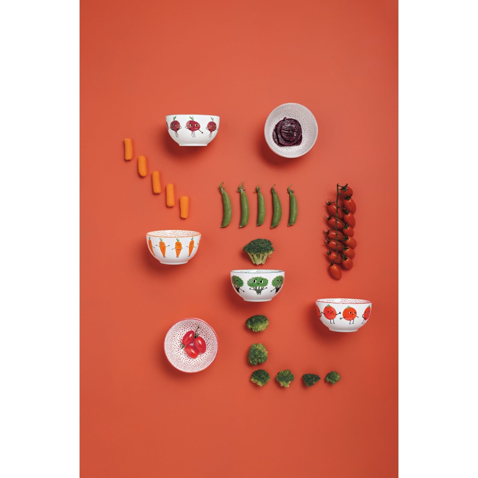 Danica Pinch & Dip Bowls Set Of 4 Funny Food - iQ living
