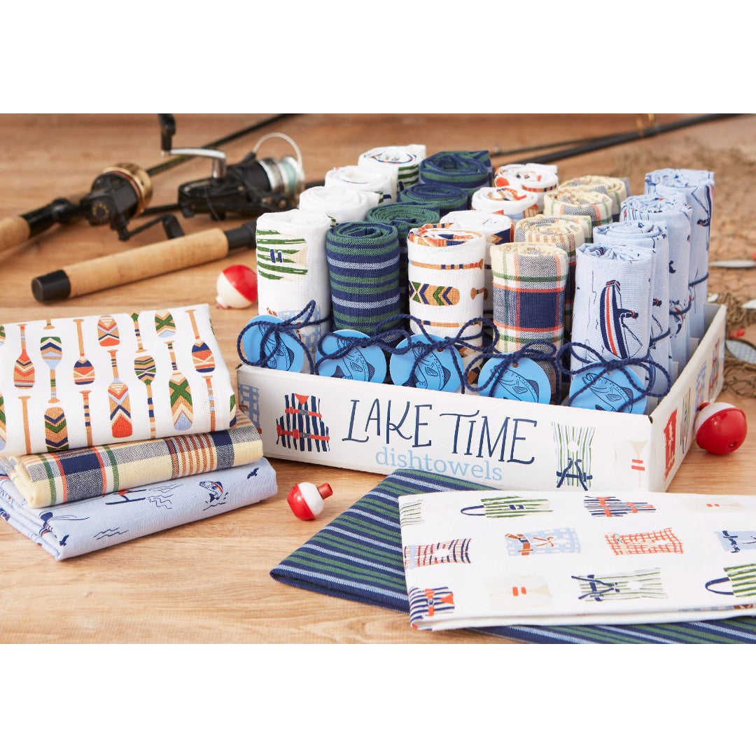 Design Imports Lake House Dishtowel - Assorted