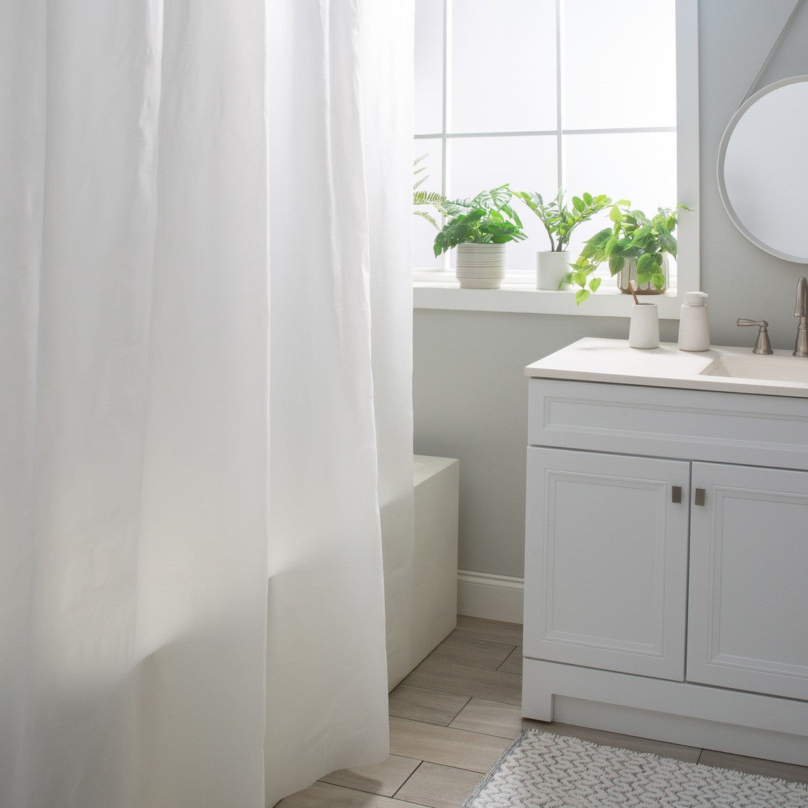 Moda At Home PEVA Tall Shower Curtain Liner 72" x 96" - iQ living