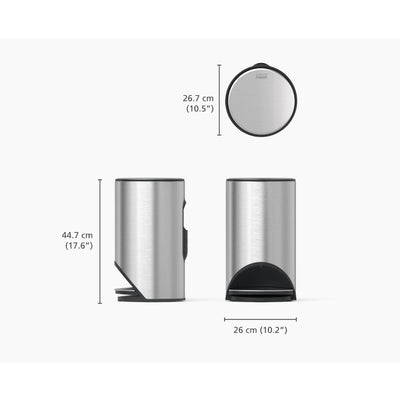 Joseph Joseph Arc Stainless Steel Waste Can 10L
