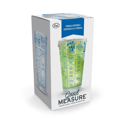 Fred Good Measure 16oz Cocktail Recipe Glass - Tequila