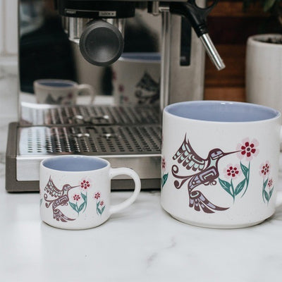 Native Northwest 3oz Espresso Mug Set Of 2 Hummingbird