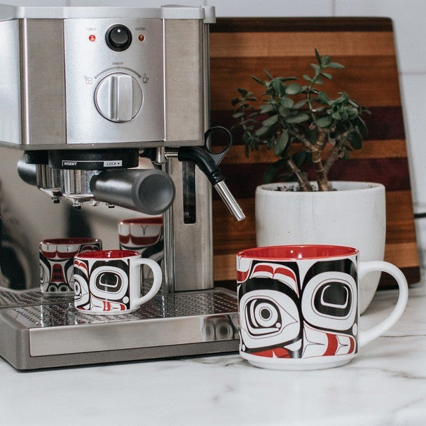 Native Northwest 3oz Espresso Mug Set Of 2 Matriarch Bear