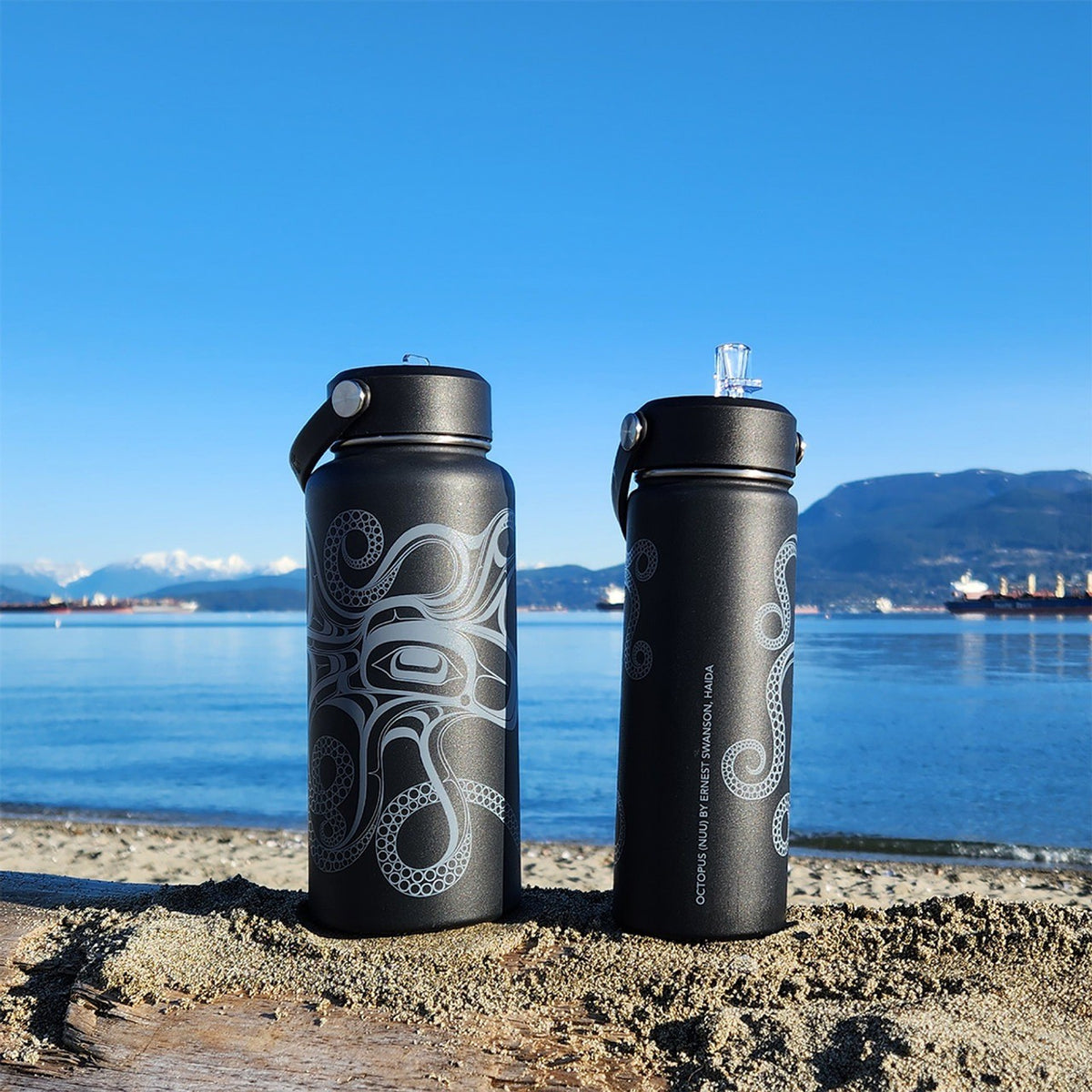 Native Northwest 21oz Wide Water Bottle - Octopus