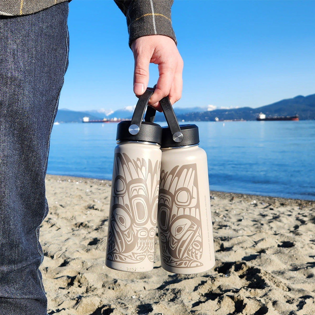 Native Northwest 21oz Wide Water Bottle - Eagle Flight