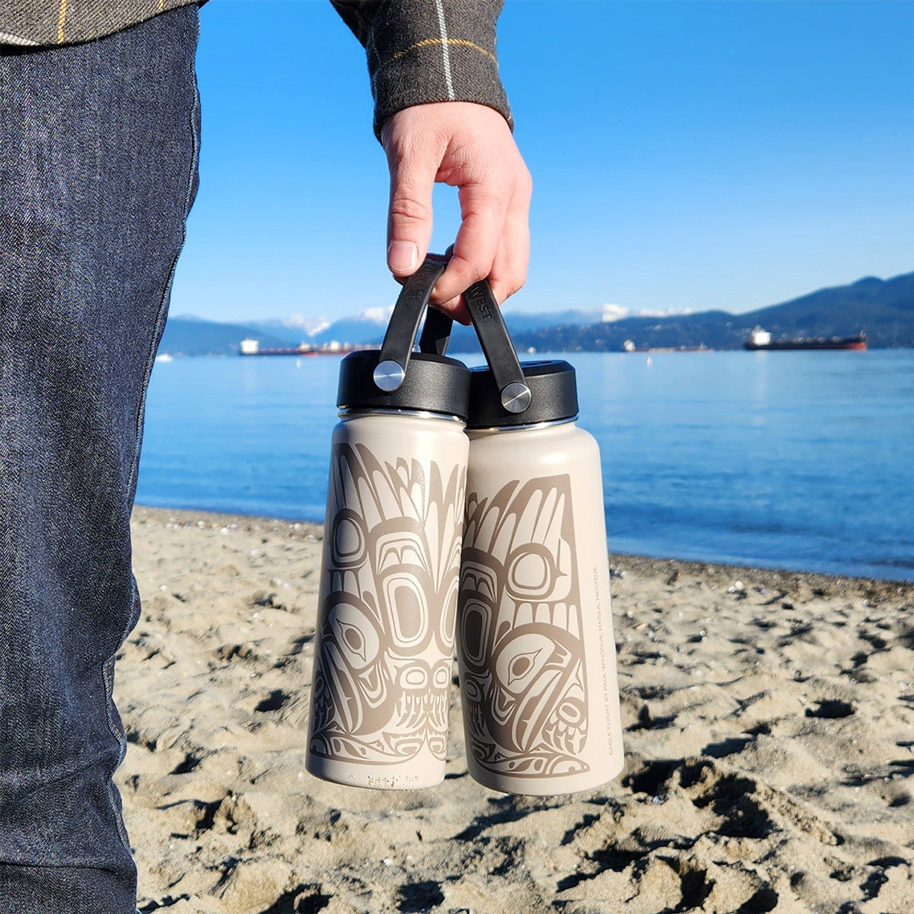 Native Northwest 21oz Wide Water Bottle - Eagle Flight