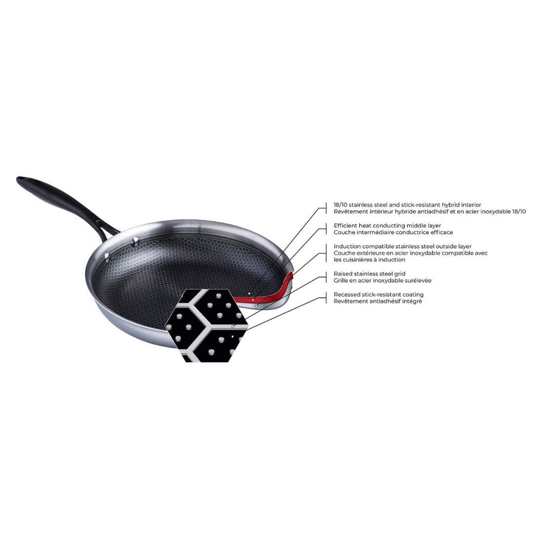 Meyer HybridClad Stainless Steel Fry Pan 32cm - iQ living