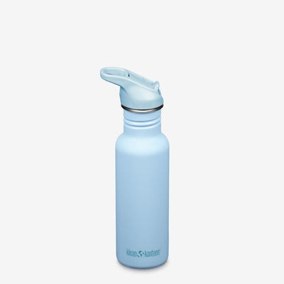 Klean Kanteen Classic Bottle 18oz - Flip Seal Sport Cap & Straw