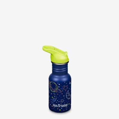 Klean Kanteen Classic Kids Bottle 12oz - Flip Seal Sport Cap & Straw