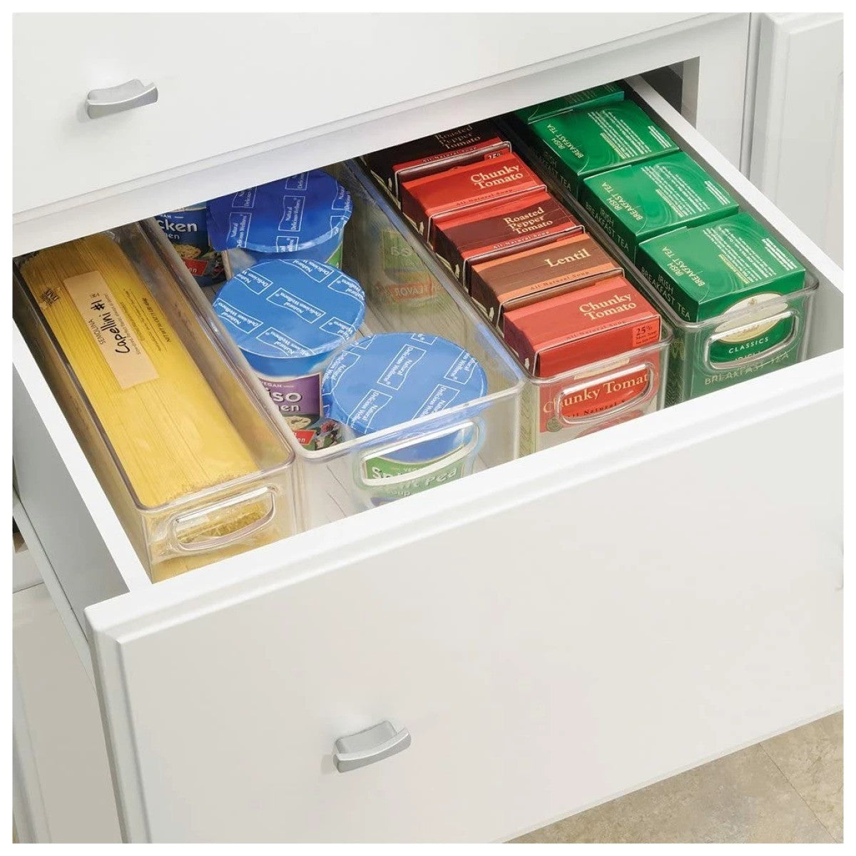 iDesign Kitchen Binz Fridge & Pantry Bin 5" H