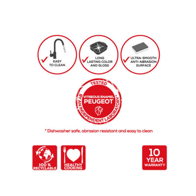 Peugeot Appolia Rectangular Baker Ecru