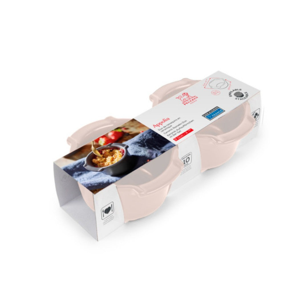 Peugeot Appolia Ramekin Ecru Set Of 2