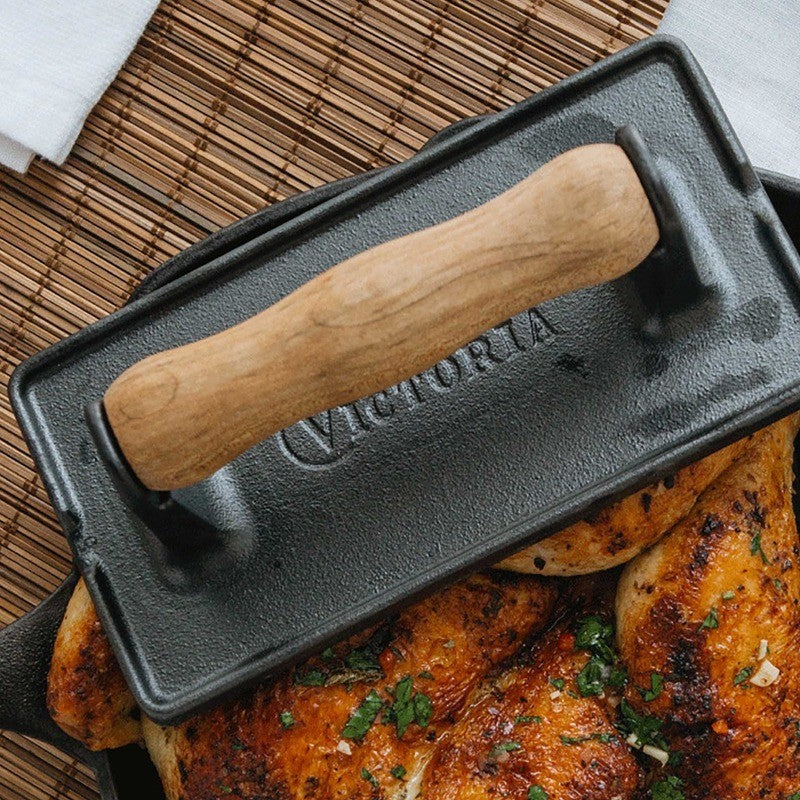 Victoria Cast Iron Meat & Bacon Press - iQ living
