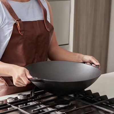 Victoria Cast Iron Wok 14"