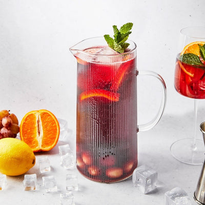 Brilliant Ribbed Clear Pitcher 1.5 L