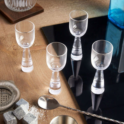 Brilliant Pyramid Shot Glass Set Of 4