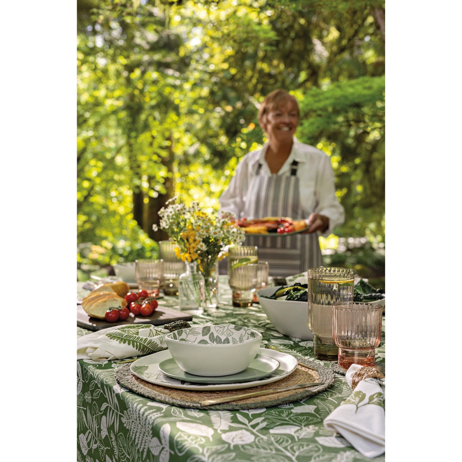 Now Designs Tablecloth Fern & Frond