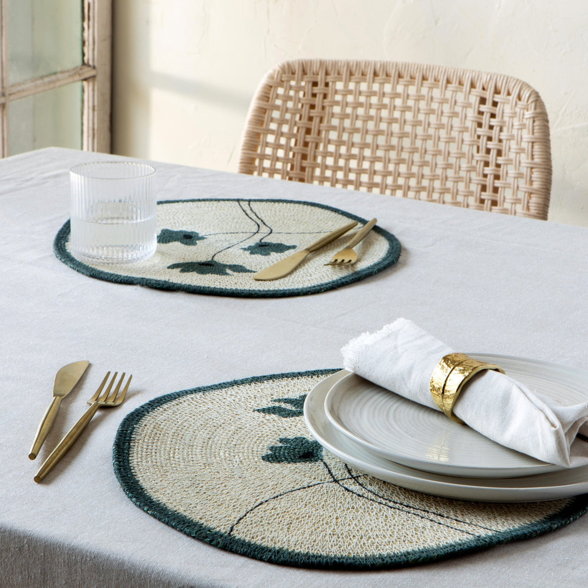 Danica Placemat Aria Seagrass 14"