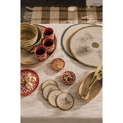 Danica Sylvan Seagrass Coaster Set Of 4