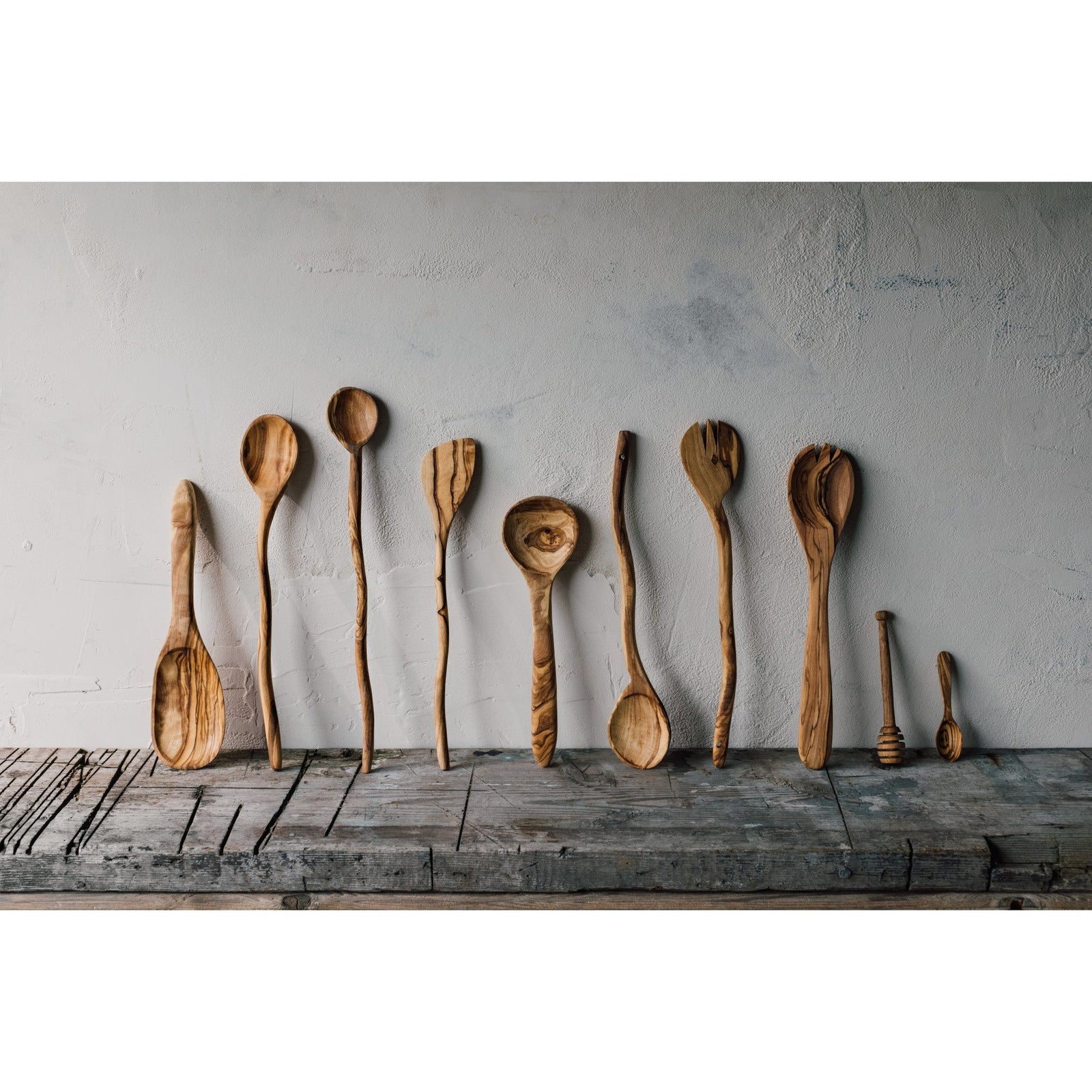 Danica Olive Wood Slotted Spoon 13"
