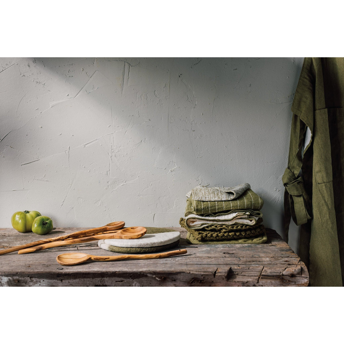 Danica Olive Wood Long Spoon 13"