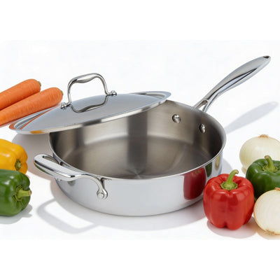 Meyer SuperSteel Tri-Ply Clad Saute Pan 4.2L