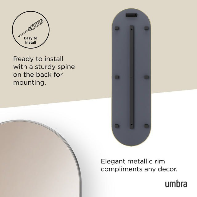 Umbra Hubba Pill Mirror Large 62" x 18"