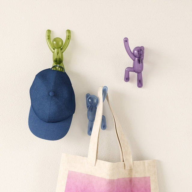 Umbra Buddy Wall Hooks Pinpoint Set Of 3 - iQ living