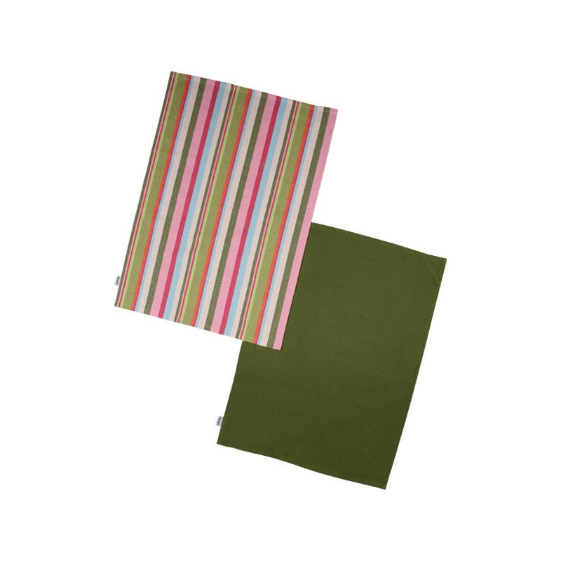 Dexam UK Striped Tea Towel Set Of 2