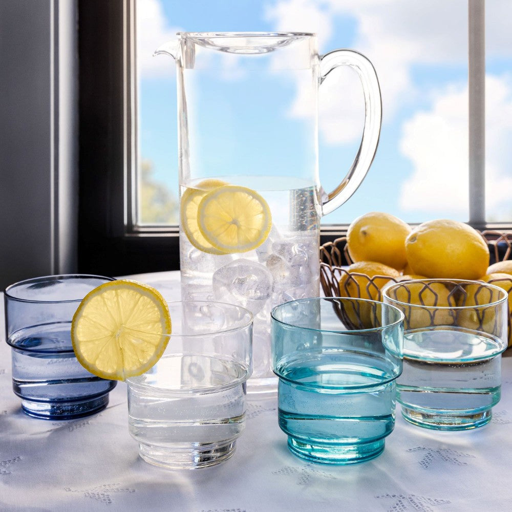 Brilliant Acrylic Pitcher & Tumbler Set Of 5