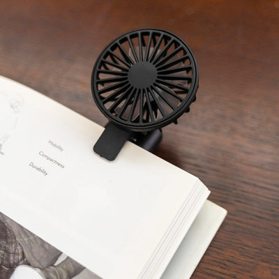 Kikkerland Rechargeable Book Fan