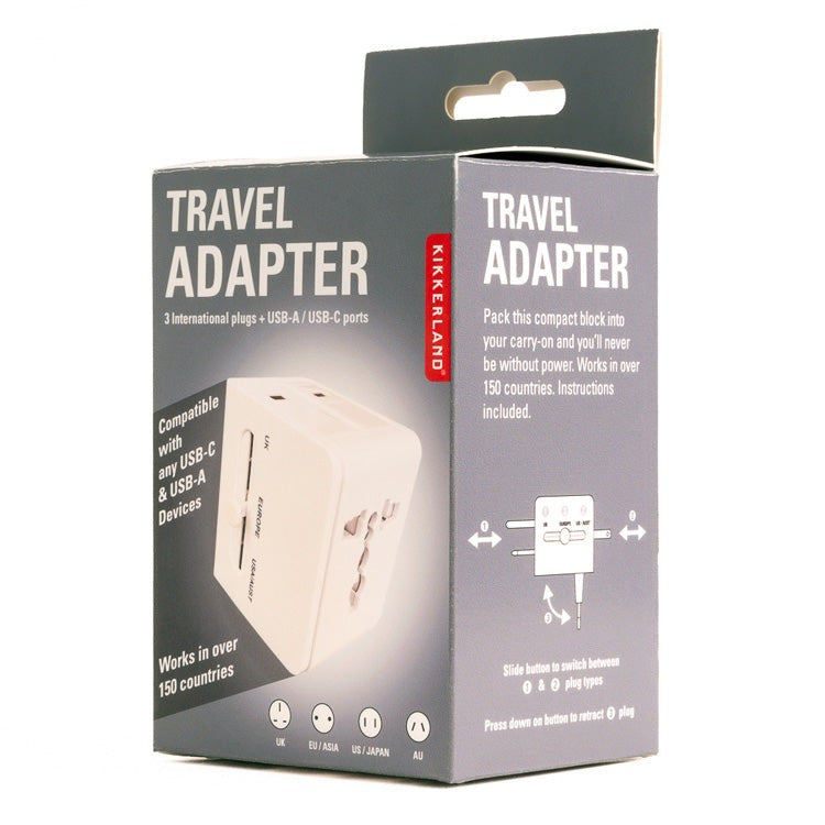 Kikkerland Travel Adapter